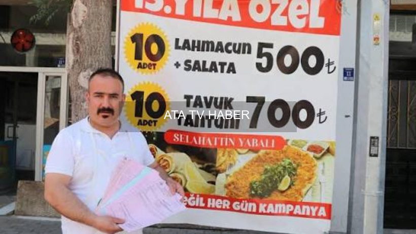Standart Lahmacun İçin Malzeme Maliyeti