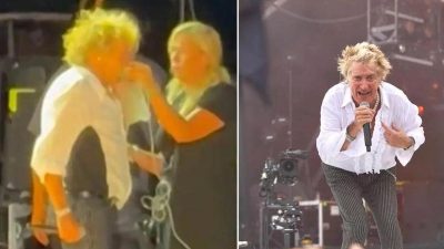 Rod Stewart Utah Konserinde Rahatsızlandı: Oksijen Desteğiyle Oturarak Devam Etti