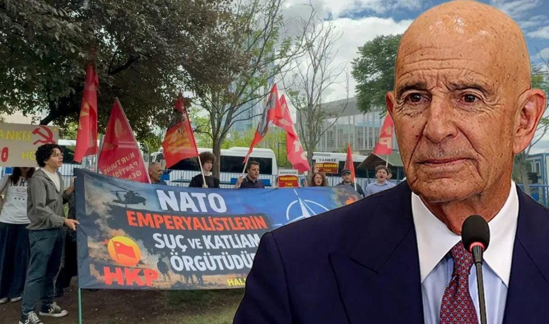 HKP Üyeleri ABD Büyükelçiliği Önünde NATO Zirvesi’ni Protesto Etti Ankara’da