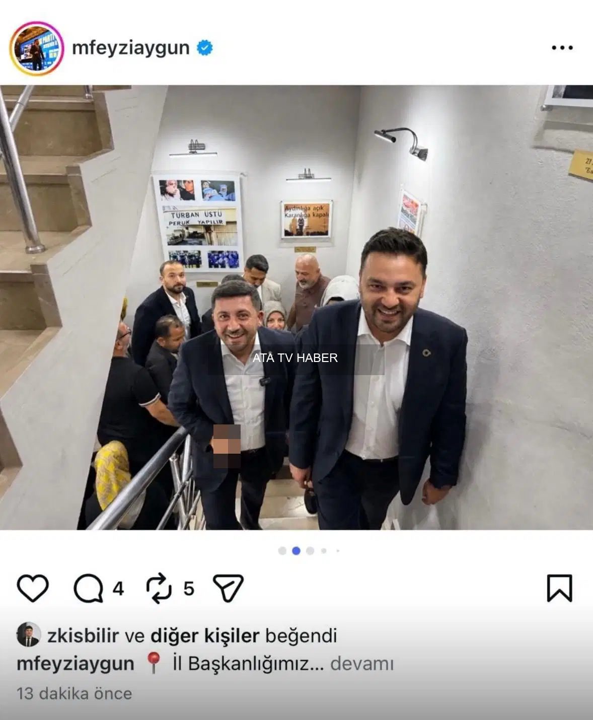 Nevşehir Belediye Başkanı Rasim Arı’nın AKP İl Binasındaki Fotoğrafı Gündem Oldu