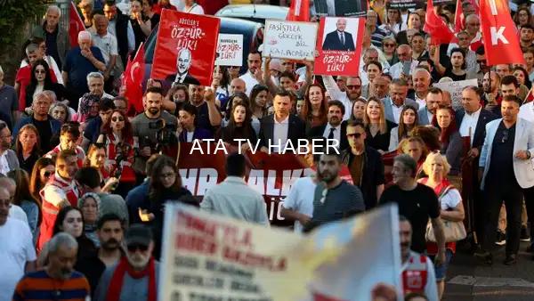 CHP İstanbul’dan ‘Geçim, Özgürlük, Adalet, Seçim’ Yürüyüşü Beykoz’dan Paşabahçe’ye