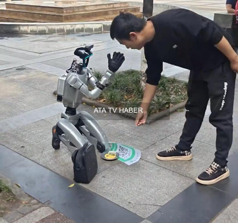 Hangzhou'da G1 Robotunun Sokak Gösterisi