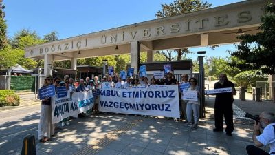 Boğaziçi Direnişi 2000. Günde: Etiler Kapısı’nda Ortak Açıklama Boğaziçi Üniversitesi’nde