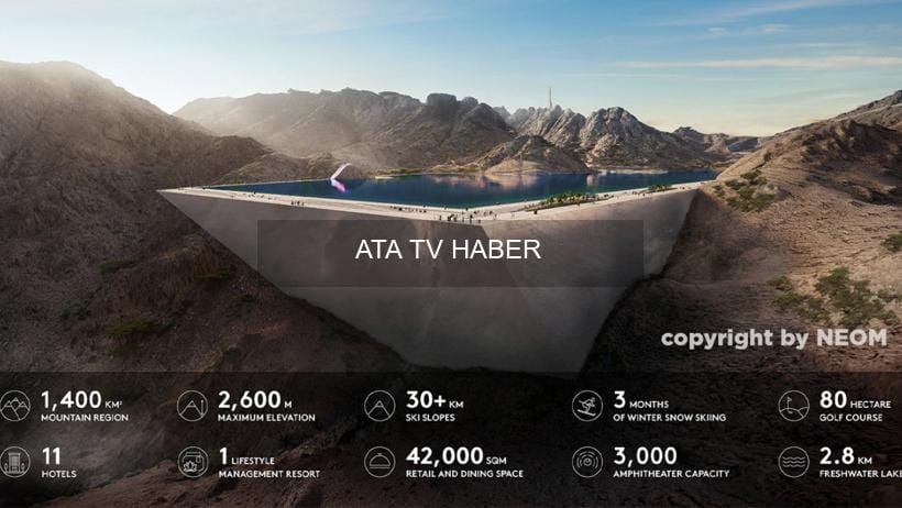 NEOM Trojena: Çöl Zirvesine Kurulan 3 Barajlı Yapay Göl ve Kayak Köyü Projesi