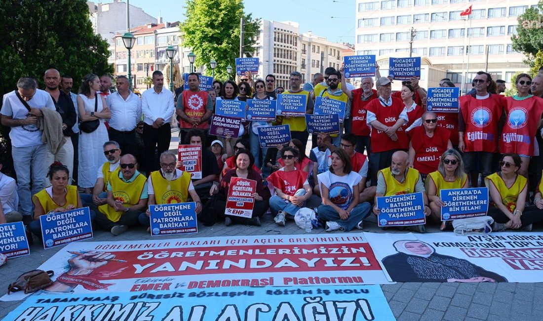 Eskişehir’de Özel Sektör Öğretmenlerinden Açlık Grevi ve Oturma Eylemi Sürüyor