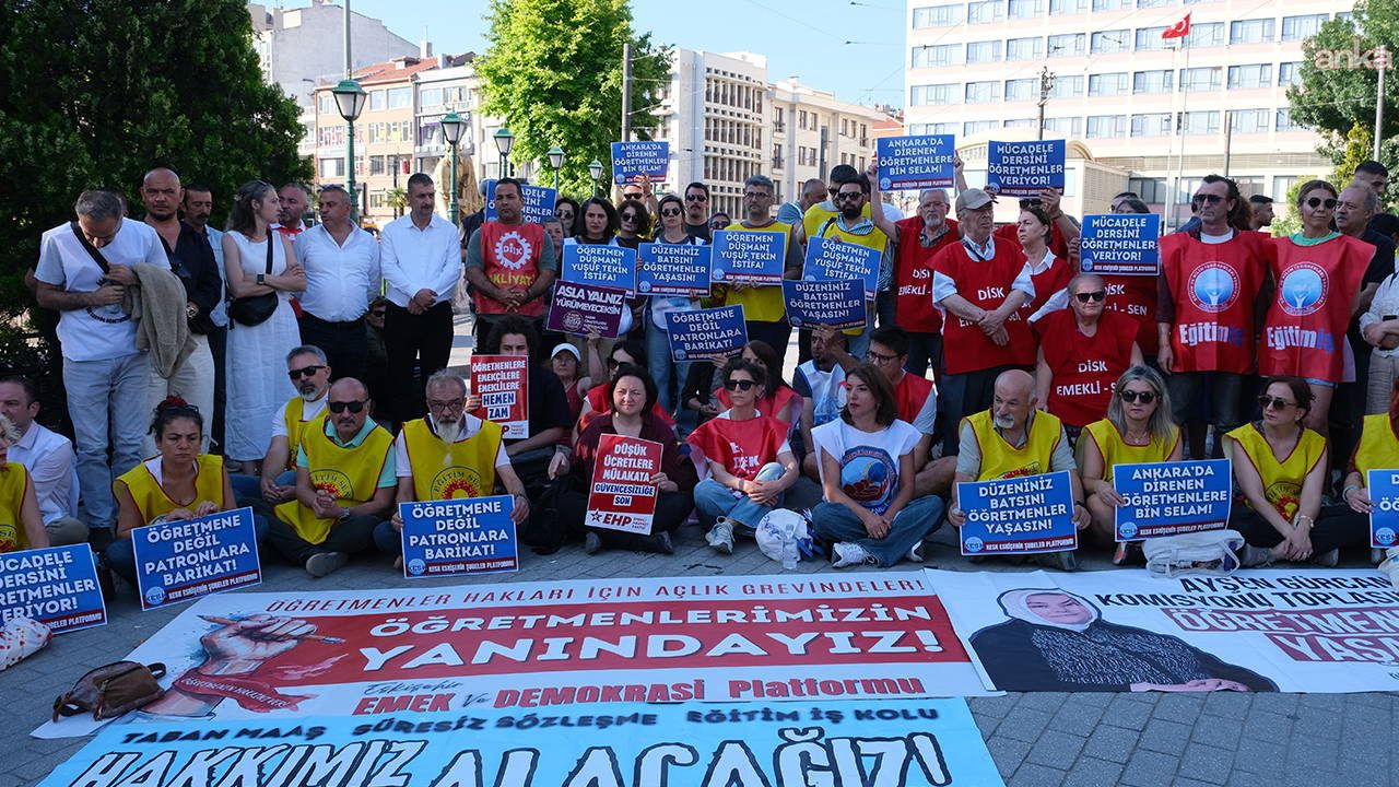 Eskişehir’de Özel Sektör Öğretmenlerinden Açlık Grevi ve Oturma Eylemi Sürüyor
