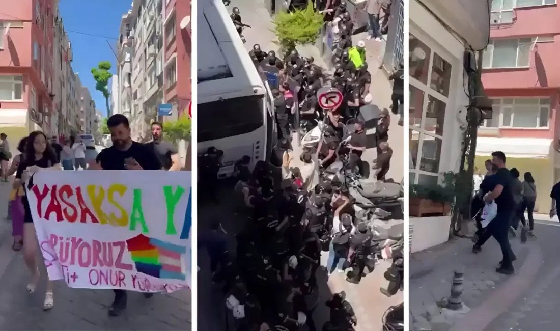 Kısıtlamalara Rağmen Kadıköy’de Onur Yürüyüşü Gerçekleşti Kadıköy ve Beyoğlu kaymakamlıklarının
