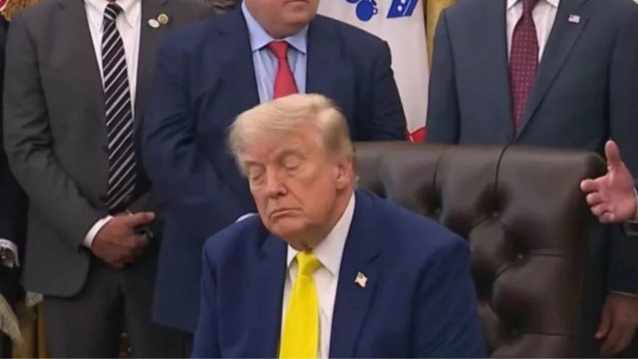 Trump’ın Etkinlik Görüntüleri Sosyal Medyada Viral Oldu ABD Başkanı Donald