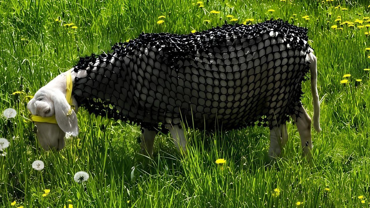 Koyunları Korumak İçin Geliştirilen Plastik Dikenli Zırh Tartışma Yarattı Avusturyalı