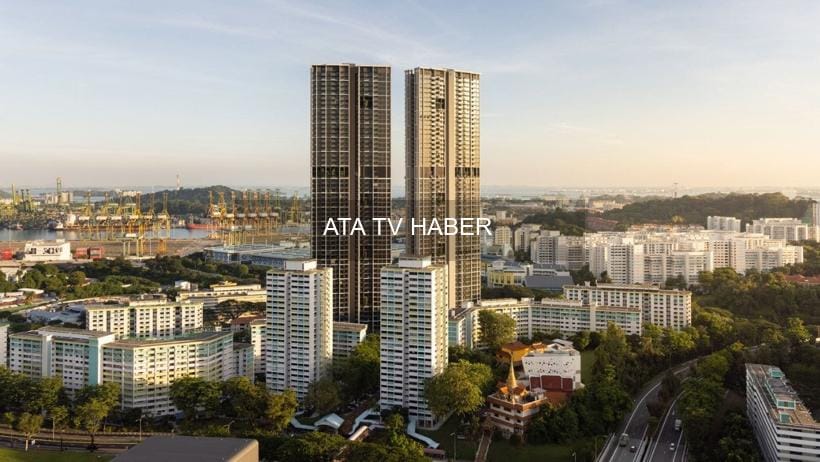 Singapur'da Prefabrik Fabrikalarda Üretilen Modüllerle Yükselen İki Kule