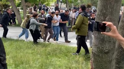 Ankara’da MEB Önündeki Öğretmen Eylemine Polis Müdahalesi Milli Eğitim Bakanlığı’nın