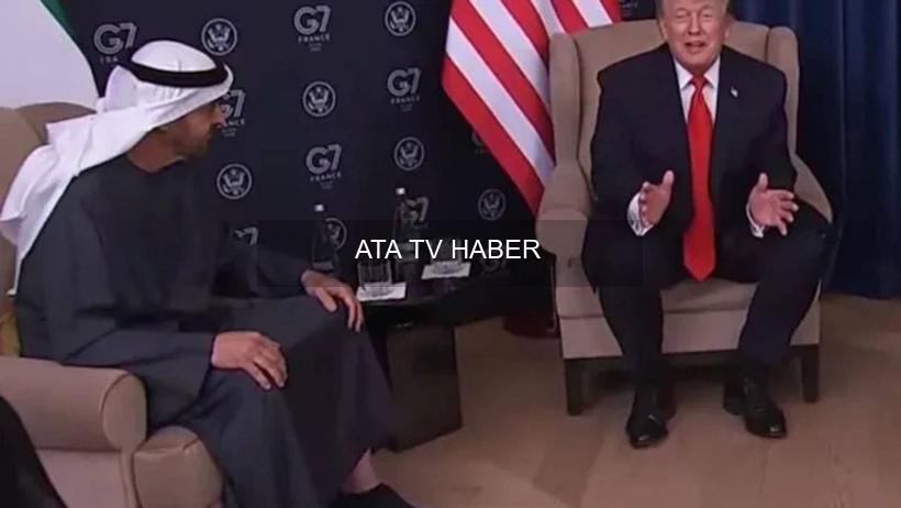 G7 Zirvesi'nde Trump ile BAE Lideri Arasında Sıradışı An