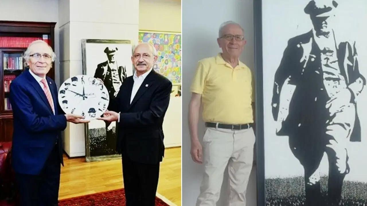 Ünlü ressamdan ‘butlan’ tepkisi: CHP Genel Merkezi’ne verdiği Atatürk yağlı boya tablolarını geri aldı