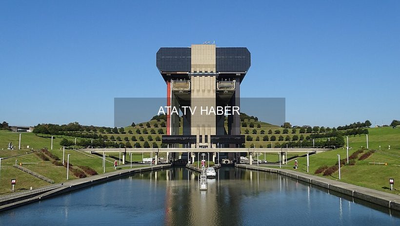 Belçika’nın Strépy-Thieu Gemi Asansörü: 1.350 Ton Kapasiteli Mühendislik Harikası