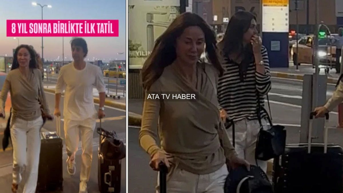 Demet Şener ve İbrahim Kutluay Yunanistan Tatilinde Birlikte Görüntülendi