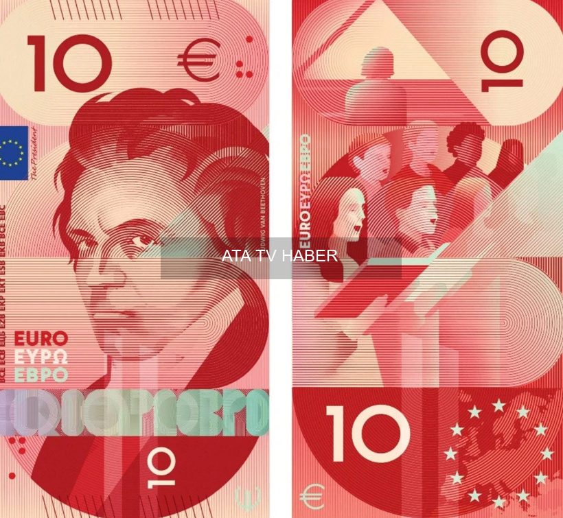 Avrupa Merkez Bankası Yeni Euro Banknot Tasarımlarını Paylaştı