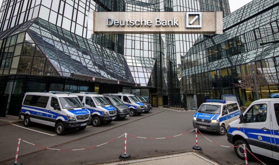 Deutsche Bank Merkez Şubesinde Frankfurt’ta Kapsamlı Arama Almanya’nın finans merkezi