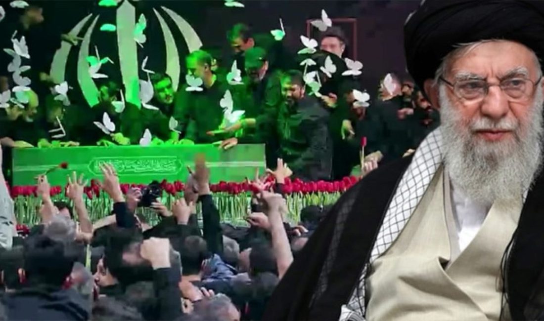 Ayetullah Ali Hamaney için Başkentten Meşhed’e Uzanan Cenaze Törenleri Başladı