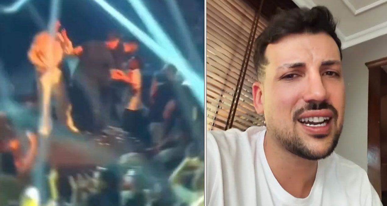 Kerimcan Durmaz’ın Kemer konserinde konfeti gerginliği Fenomen ve şarkıcı Kerimcan