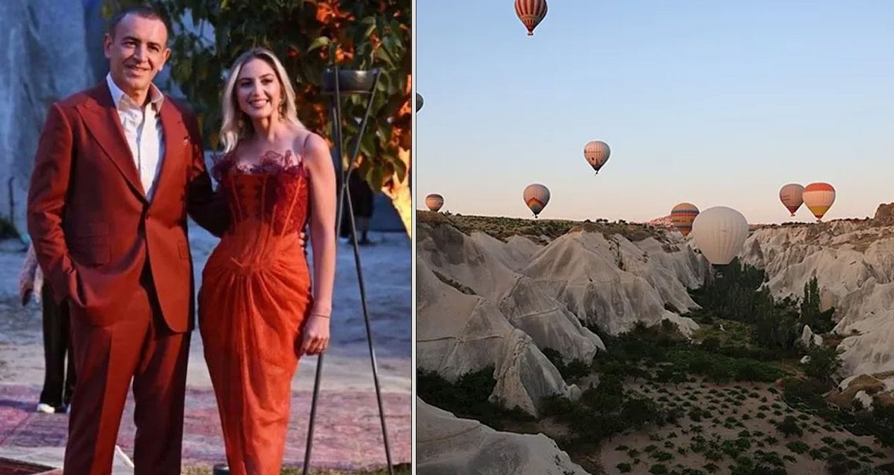 Kapadokya’da 25 milyon TL’lik doğum günü partisi: 130 davetli için özel uçak kaldırıldı