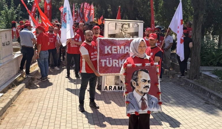 Katledilişinin 46’ncı yılı: DİSK’in unutulmaz genel başkanı Kemal Türkler anıldı