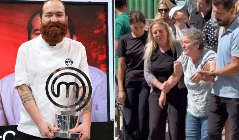 MasterChef şampiyonu Eren’in cenazesinde duygusal anlar: Annesi güçlükle ayakta durabildi