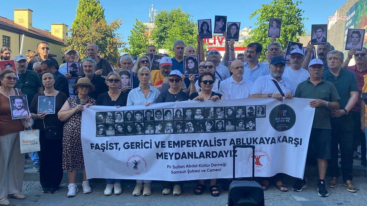 Samsun Pir Sultan Abdal Kültür Derneği ve Cemevi’nden Madımak İçin
