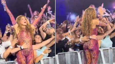 Shakira, Konserinde Hayranlarıyla Yakın Temas Anlarıyla Dikkat Çekti Kolombiyalı yıldız