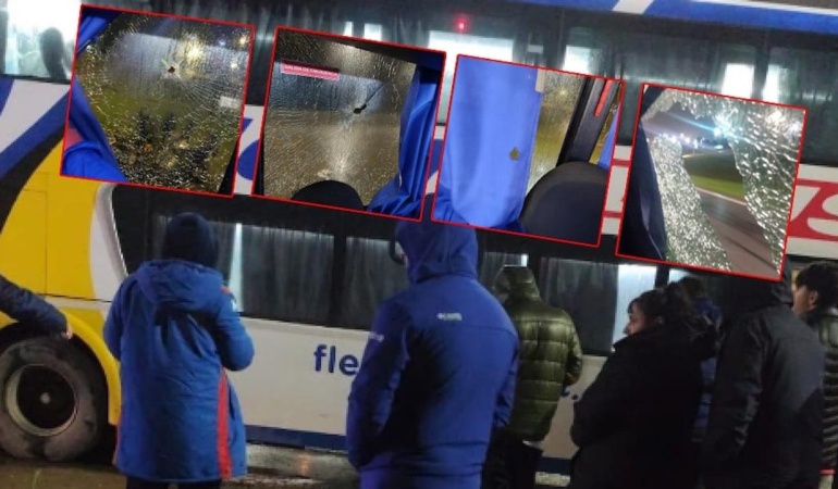 Taraftar otobüsüne kurşun yağdırdılar, galibiyet sevinci yarım kaldı
