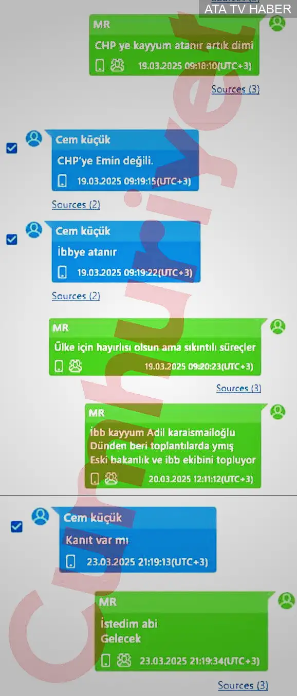 Cem Küçük’ün tutuklanmasına ilişkin dosyada WhatsApp yazışmaları öne çıktı