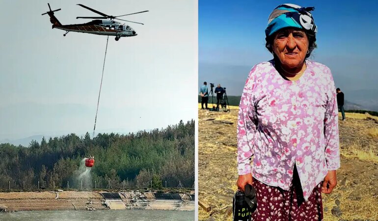 Çine’de orman yangını 3. günde: Mahalle sakinlerinin “Köyümüz yanacak” anları